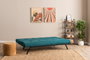 Atelier Del Sofa Zola - Sofá-Cama de 3 Plazas Verde Petróleo